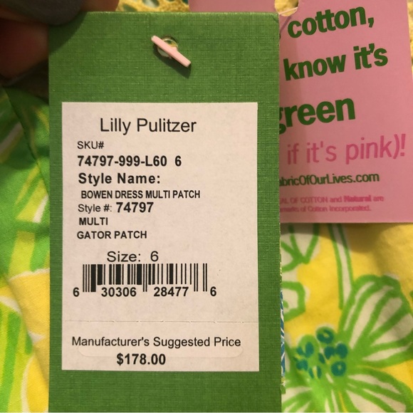 NWT Strapless Lilly Pulitzer Dress - Picture 3 of 6